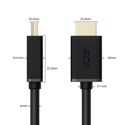 GCR PRO GCR-HD2DVI1-0.3M Кабель PROF 4