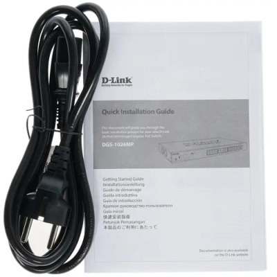 D-Link DGS-1026MP/B2A Неуправляемый коммутатор 3