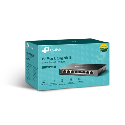 TP-Link TL-SG108E Easy Smart гигабитный 8‑портовый коммутатор 3