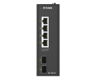 D-Link DIS-100G-06/A1A Промышленный коммутатор 4