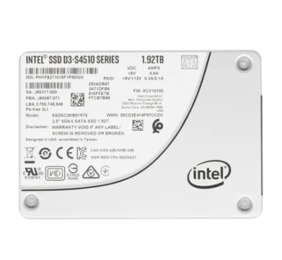 Intel SSD D3-S4510 Series 1.92TB Накопитель SSD SSDSC2KB019T801