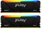 Kingston FURY Beast Black RGB 16GB Оперативная память KF436C17BB2AK2/16