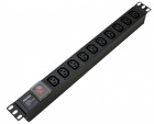 Hyperline SHE19-10IEC-S-IEC Блок розеток