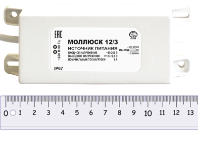 Бастион МОЛЛЮСК-12/3 Источник вторичного питания  MOLLUSK-12/3 1