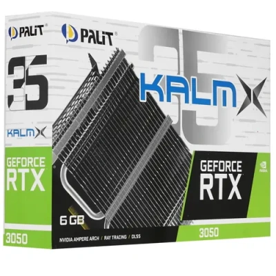 Palit GeForce RTX 3050 KalmX Видеокарта NE63050018JE-1070H 7