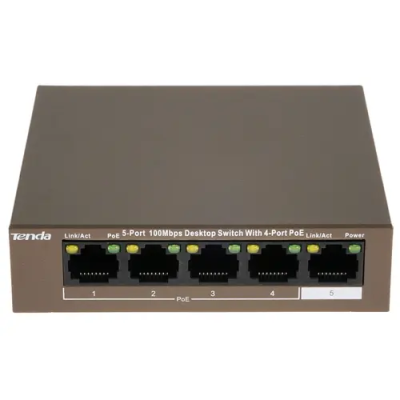 Tenda TEF1105P-4-38W Коммутатор  1