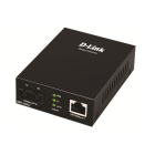 D-Link DMC-G02SC/A1A Медиаконвертер с 1 портом 100/1000Base-T и 1 портом 1000Base-SX с разъемом SC для многомодового оптического кабеля (до 550 м)