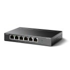 TP-Link TL-SF1006P 6-портовый 10/100 Мбит/с настольный коммутатор с 4 портами PoE+ 2