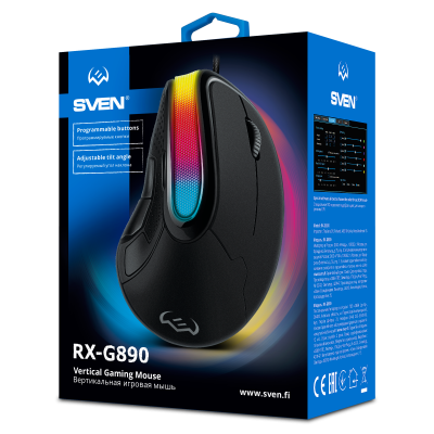 SVEN RX-G890 SV-021085 Игровая вертикальная мышь 5