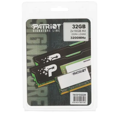 Patriot Signature Line 32GB Модуль памяти PSD432G3200K 2