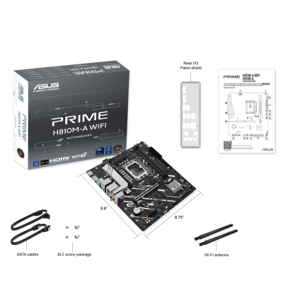 ASUS PRIME H810M-A WIFI Материнская плата 90MB1KJ0-M0EAY0 6