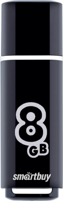 Smartbuy Glossy series Black 8Gb Память USB Flash SB8GBGS-K 3