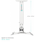 ONKRON K5A WHITE K5A-W Кронштейн потолочный 5