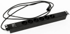 Hyperline SHE19-6SH-2.5IEC Блок розеток