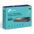 TP-Link TL-SF1008P 8-портовый настольный 10/100 Мбит/с коммутатор с 4 портами PoE+ 5