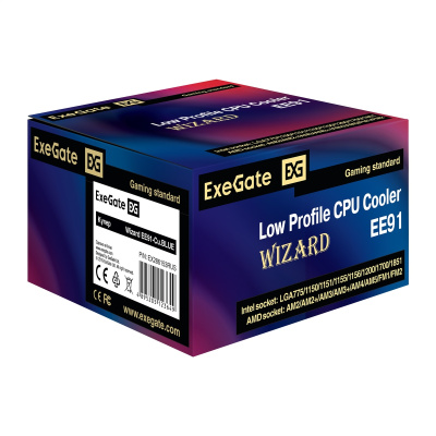 Exegate EE91-Cu.BLUE EX286153RUS Кулер 6