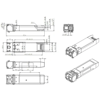 SNR SNR-SFP+W37-40 Модуль SFP+ WDM 3