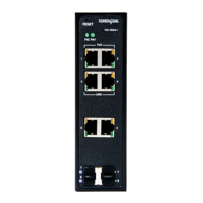 Powertone PUS-TS04G-I Неуправляемый PoE коммутатор 1