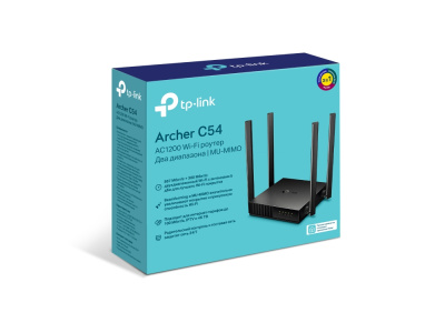 TP-Link ARCHER C54 AC1200 Двухдиапазонный Wi‑Fi 5 роутер 3