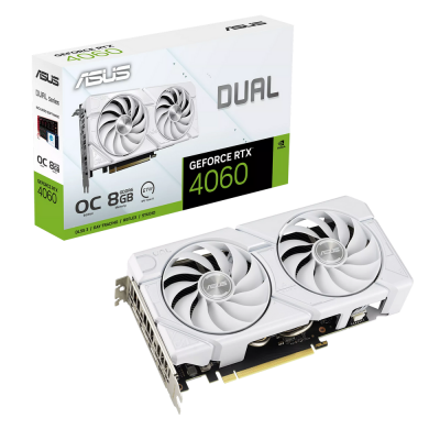 ASUS RTX4060 DUAL EVO WHITE OC 90YV0JCB-M0NA00 Видеокарта
