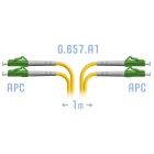 SNR SNR-PC-LC/APC-DPX-A-1m Патчкорд оптический