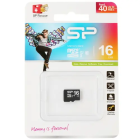 Silicon Power microSDHC 16 ГБ Карта памяти SP016GBSTH010V10