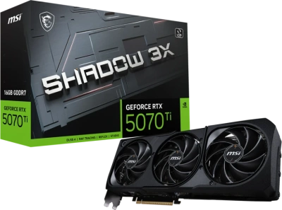 MSI RTX 5070 TI 16G SHADOW 3X Видеокарта 4