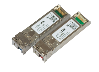 Mikrotik S+2332LC10D Пара SFP+ трансиверов 1