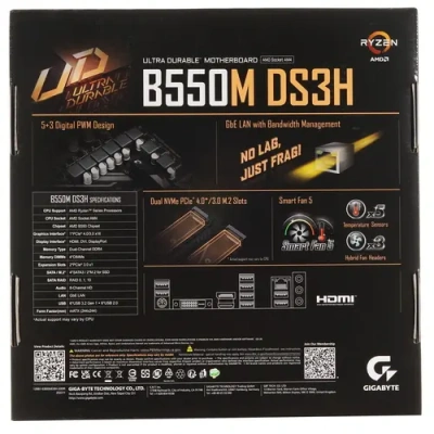 Gigabyte B550M DS3H Материнская плата 4