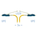 SNR SNR-PC-LC/UPC-A-DPX-HD-3m Патчкорд оптический