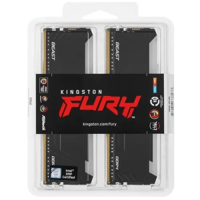 Kingston FURY Beast Black RGB KF436C17BB2AK4/32 Оперативная память 3