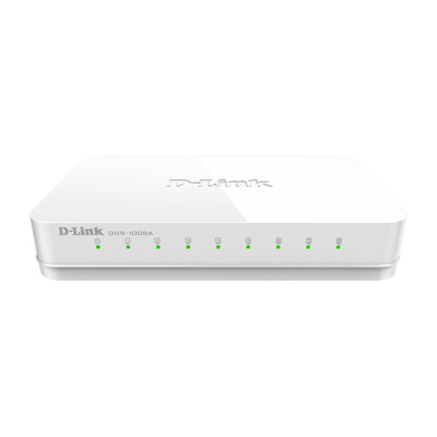 D-Link DGS-1008A/E1A Коммутатор неуправляемый