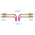 SNR SNR-PC-LC/UPC-MM4-DPX-15m Патчкорд оптический