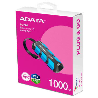 ADATA External SC740 1000GB SC740-1000G-CBU Твердотельный накопитель 5