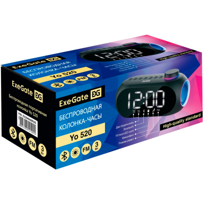 ExeGate Yo 520 EX294946RUS BT-колонка-часы 5