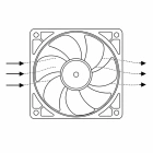 ASUS ESC 8000(A)/6056 FAN 10PIN 22300RPM (NIDEC) 90SKS000-M45AN0 Вентилятор для корпуса