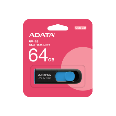 ADATA UV128 64GB Флэш-накопитель AUV128-64G-RBE 2
