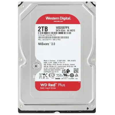 Western Digital Red Plus 2TB WD20EFPX Жесткий диск