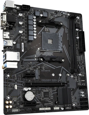 GIGABYTE A520M S2H 1.3 Материнская плата 2