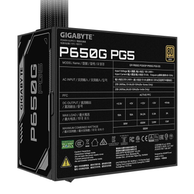Gigabyte GP-P650G PG5 Блок питания ПК 4