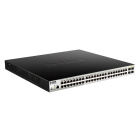 DGS-1210-52P/ME/B1A Управляемый коммутатор 2 уровня с 48 портами 10/100/1000Base-T и 4 портами 1000Base-X SFP (порты 1-8 с поддержкой PoE 802.3af/802.3at (30 Вт) {2} (429163)