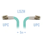 B-optix BO-PC-LC/UPC-MM-DPX-5m Патчкорд оптический