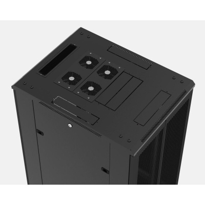 Hyperline TTB-3281-AS-RAL9004 Телекоммуникационный шкаф 4