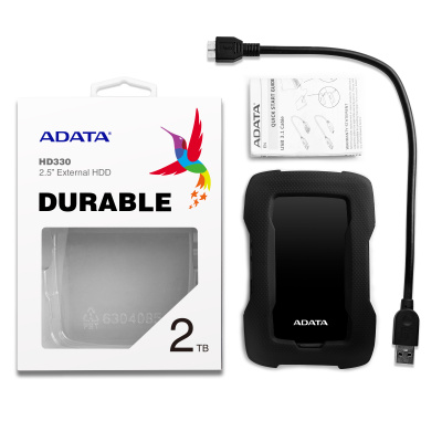 ADATA HD330 2 ТБ Внешний жесткий диск AHD330-2TU31-CBK 5