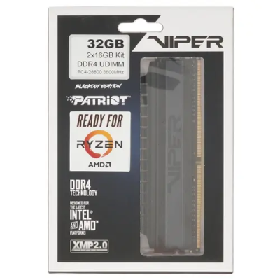 Patriot Viper 4 Blackout 32GB Модуль памяти PVB432G360C8K 2