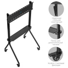 Kromax OMEGA-13 black 90600 Мобильная стойка 2