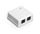 Exegate SM2-RJ45-C6 EX292845RUS Розетка внешняя двойная