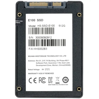 Hikvision HS-SSD-E100/512G SSD накопитель 2