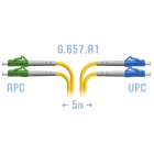 SNR SNR-PC-LC/UPC-LC/APC-DPX-A-5m Патчкорд оптический