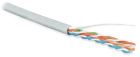 Hyperline UUTP4-C5E-S24-IN-PVC-GY-100 Кабель витая пара